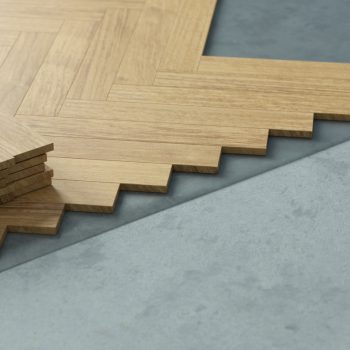 Parkett verlegen durch Bodenleger im Haus Holz Parkett verlegen durch Bodenleger im Haus bei der Renovierung